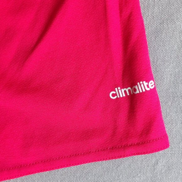 Adidas athletic shorts women's size M pink and white climalite - Picture 5 of 14